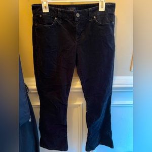 Corduroy Black Pants Talbots